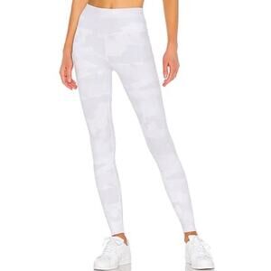 ALO YOGA White Camo Leggings Size Medium